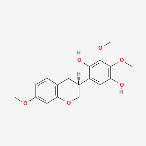 Chemical structure of Colutehydroquinone
