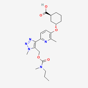 Chemical structure of BMS-986278