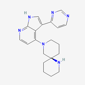 Chemical structure of (R)-BDP9066