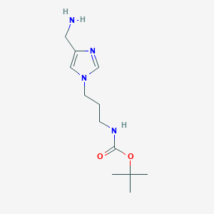 Chemical structure of AM-Imidazole-PA-Boc
