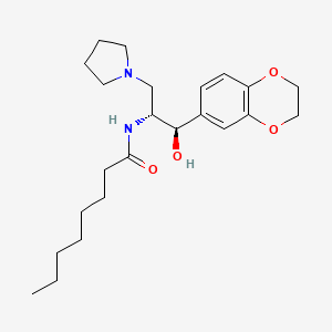 Chemical structure of Eliglustat-d4