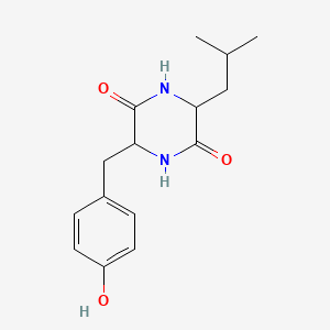 Chemical structure of Cyclo(Tyr-Leu)