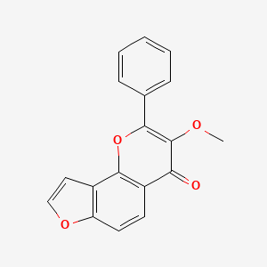 Chemical structure of Karanjin