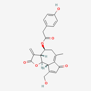 Chemical structure of Lactupicrin