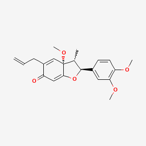 Chemical structure of Denudatin B