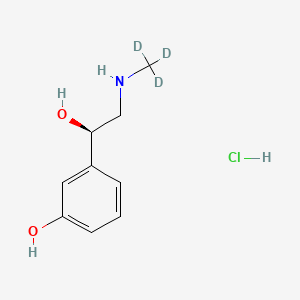 Chemical structure of Phenylephrine-d3 hydrochloride