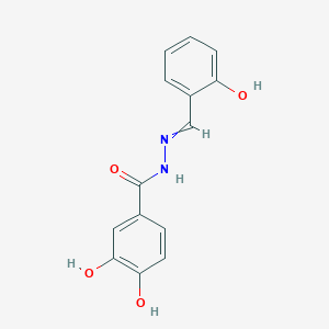 Chemical structure of KM91104