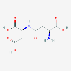 Chemical structure of β-Aspartylaspartic acid