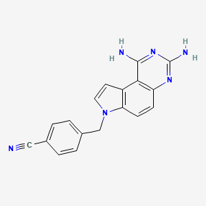 Chemical structure of Antibacterial agent 27