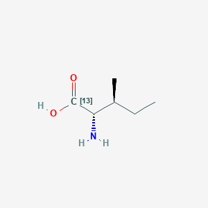 Chemical structure of L-Isoleucine-1-13C