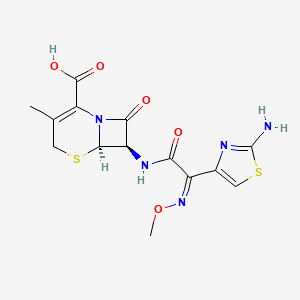 Chemical structure of Cefetamet