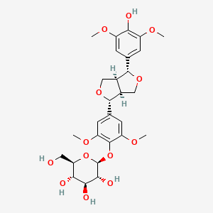 Chemical structure of Acanthoside B