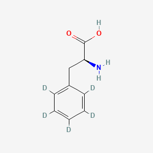 Chemical structure of L-Phenylalanine-d5