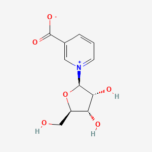 Chemical structure of D-Ribosylnicotinate