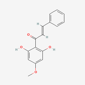 Chemical structure of Pinostrobin chalcone