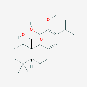Chemical structure of 12-Methoxycarnosic Acid