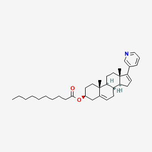 Chemical structure of Abiraterone decanoate