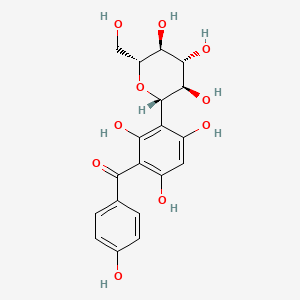 Chemical structure of Iriflophenone 3-C-glucoside