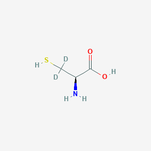 Chemical structure of L-Cysteine-d2