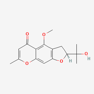 Chemical structure of 5-O-Methylvisamminol