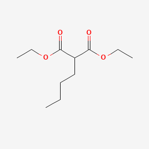 Chemical structure of Diethyl butylmalonate