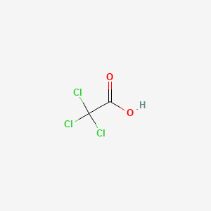 Chemical structure of Trichloroacetic acid