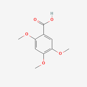 Chemical structure of 2,4,5-Trimethoxybenzoic acid