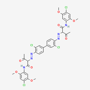 Chemical structure of Pigment Yellow 83