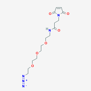 Chemical structure of Azido-PEG3-maleimide