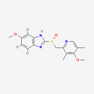 Chemical structure of Omeprazole-d3-1