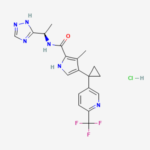 Chemical structure of DSM705 hydrochloride