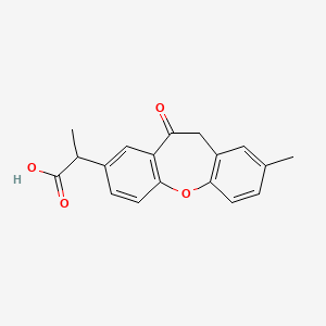Chemical structure of Bermoprofen
