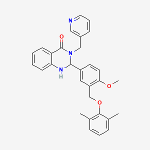 Chemical structure of NCGC00229600