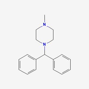 Chemical structure of Cyclizine