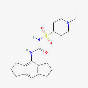 Chemical structure of Selnoflast