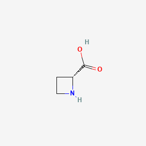 Chemical structure of (R)-Azetidine-2-carboxylic acid