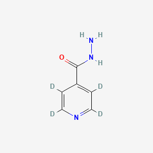 Chemical structure of Isoniazid-d4