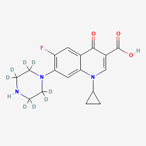 Chemical structure of Ciprofloxacin-d8