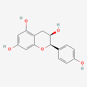 Chemical structure of (-)-Epiafzelechin