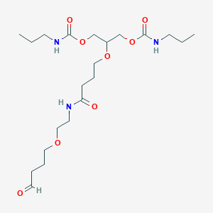 Chemical structure of Desthiobiotin-PEG4-acid