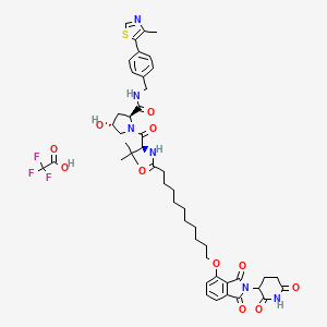 Chemical structure of ZXH-4-130 TFA