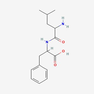 Chemical structure of Leucylphenylalanine