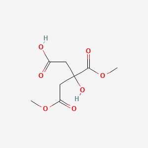 Chemical structure of Dimethyl Citric acid