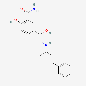 Chemical structure of Labetalol