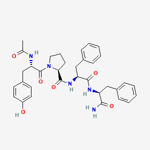 Chemical structure of Acetyl tetrapeptide-15