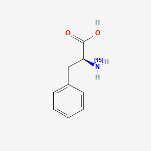 Chemical structure of L-Phenylalanine-15N