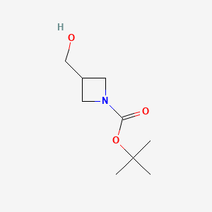 Chemical structure of 1-Boc-azetidine-3-yl-methanol