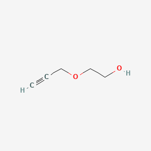 Chemical structure of 2-Propynoxyethanol