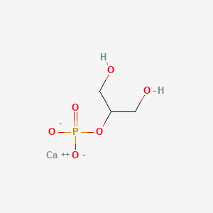 Chemical structure of Calcium glycerophosphate