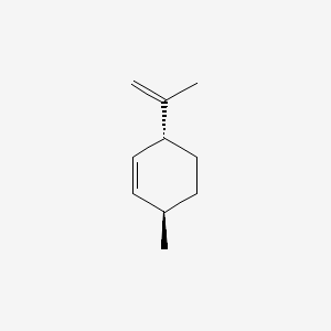 Chemical structure of (+)-trans-Isolimonene